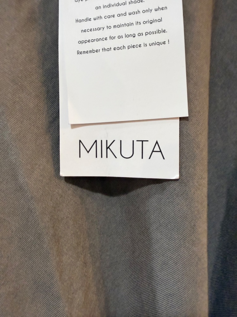Nwt Mikuta Dark Faded Knotted Long Batwing Maxi Dress Size Xs New With Tag — image 4 of 7